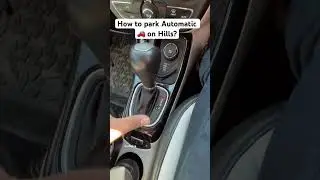 How to park Automatic 🚗 on Hills? #shorts #carcare #hills #jeepcompass