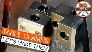 Making Dovetail Table Clamps