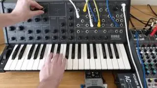 Korg MS20 & Behringer VD400 Vintage Delay
