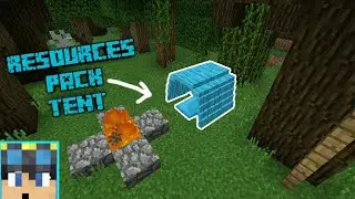✔Minecraft PE: How To Get A Working Tent | resource pack | MCPE!