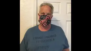 How to make a face mask with adjustable earpieces   no elastic required