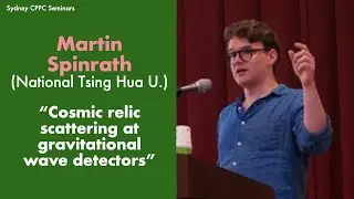 Martin Spinrath (National Tsing Hua U.): Cosmic Relic Scattering at Gravitational Wave Detectors