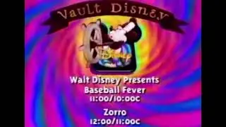 Vault Disney Next Bumper (Walt Disney Presents Basketball Fever to Zorro) (1998) (4:3)