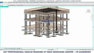 Revit Structure RCC Design | Nemi Designing Center's Students Work | BIM Model