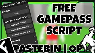 Free gamepass script for Roblox | [DIRECT PASTEBIN] ✅
