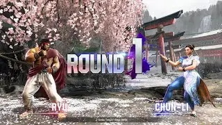 Street Fighter 6 - Ryu Vs Chun-Li [Gambu Temple] [CPU Level 8] [4K @ Max Settings]