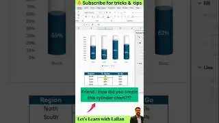 Cylinder Bar Charts Regular Charts in Excel 📊  Make Your Data Pop 