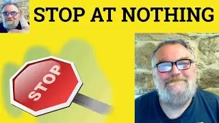 🔵 Stop At Nothing - Vocabulary Builder 3 - ESL British English Pronunciation