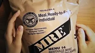 ASMR Unboxing | Opening a US Military MRE