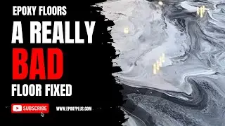 METALLIC EPOXY ON A BAD SURFACE