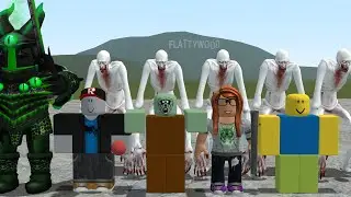 SCP-096:CB VS ROBLOX CHARACTERS!! Garrys Mod Sandbox