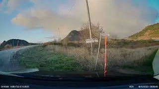 Near accident on ice (with studded winter tires) - 18/10/2023