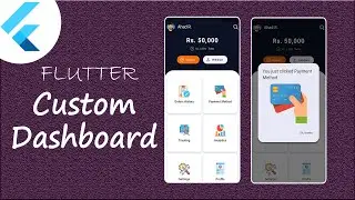 Custom Dashboard UI with Flutter | Flutter UI Design | Flutter Tutorials for beginners | Speed Code