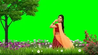 Beautiful girl green screen whatsapp status video //  green screen status video