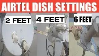 Airtel 108E 2/4 & 6 Feet Dish Settings | Airtel 108E All Dish Settings