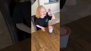 Boba Straw Challenge!🧋#shorts