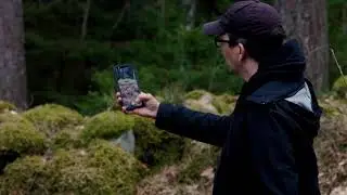 LiDAR Scanning a Cairn in Alingsås with an iPhone