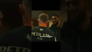 Встреча Петра Яна и Хамзата Чимаева🔥🔥 #ufc #mma