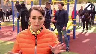 Открытие воркаут площадки  в ААДК