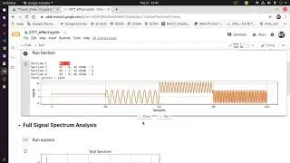 Short Time Fourier Transform (STFT) and its Effect