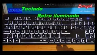 Teclado USB Acteck retroiluminado (Inspire TS 425)