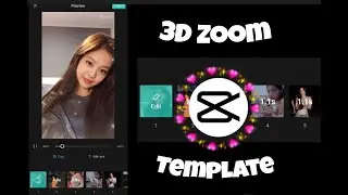 CAPCUT TUTORIAL | TRYING MY 3D ZOOM TEMPLATE | TIKTOK TRENDS |