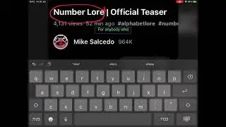 AYO!!? OFFICIAL NUMBER LORE!?