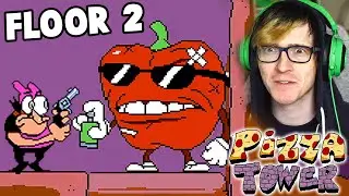 Peppino's got a gun and we found Pepperman - Pizza Tower Floor 2