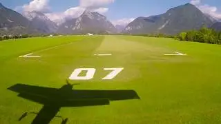 Landing in the Alps - AMAZING VIEW!