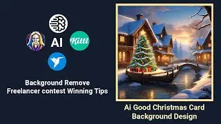 Leonardo Ai Good Christmas Card Background Design –Freelancer Background Remove Contest Win Tips