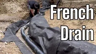 French Drain. How to make your Property DRY! WINNI