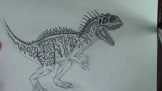 Jurassic World: How to Draw Indominus Rex, part 3.