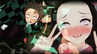 【東方MMD】ゲボク使い霊夢の冒険 番外編「禰豆子、ゲボクになる」（鬼滅の刃）