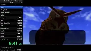 Ocarina of Time 100% Speedrun PB Attempt on Nintendo 64 Console - No SRM run on N64 OOT 1.0 version