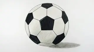 Como Dibujar Un Balon De Futbol FACIL ⚽⚽⚽