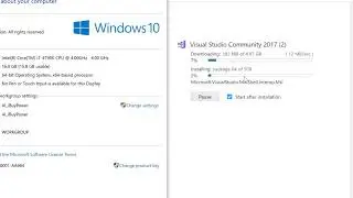 Setting up visual Studio for Azure (SDK installation)