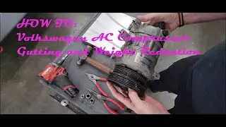 Racing a 2.5L VW, AC Compressor Weight Reduction