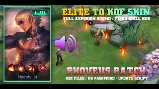 Gusion Elite To KOF Skin Script With Explosion Sound & Full Voice Lines | No Password ABC File