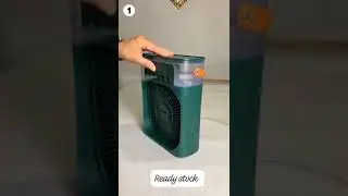 Personal AirCooler, Portable AirConditioner Fan, Cooler with 7Colors LED1/2/3H Timer 3 Wind Speeds