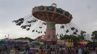 🎠🎈Wave Swinger at the 2019 Wisconsin State Fair