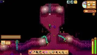 Stardew Valley - Подробное прохождение 95 ( Сложная пещера Черепа , Страус )