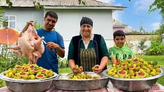 DELICIOUS CHICKEN RECIPE BETTER THAN KFC! GRANDMA COOKING FIG JAM