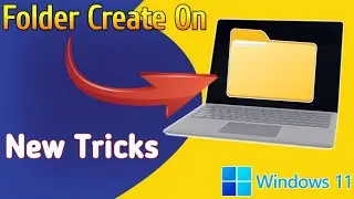 How To Create A Folder On Windows 11 || Folder Create Shortcut Keys || Folder Create With Cmd