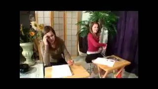 Russian schoolgirl skit