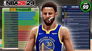 BEST STEPH CURRY BUILD 2K24 NEXT GEN 🔥