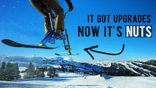 Upgrading and shredding a... Ski Bike? (IT'S TOO FAST)