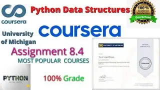 Python Data Structures Assignment 8.4 Solution [Coursera] | Assignment 8.4 Python Data Structures