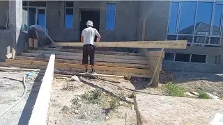 Stairs Construction Techniques | Входная Лестница | Zinapoya quyish jarayoni