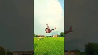 Khatrnak One Leg Pile Backflip #shorts #youtubeshorts #shortvideo #backflip #gymnast #surajflyking