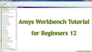 Thermal Analysis : Ansys Workbench Tutorial for Beginners 